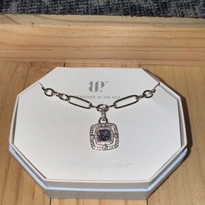 BP Silver & Purple Necklace